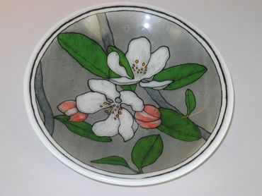 reverse painting on glass