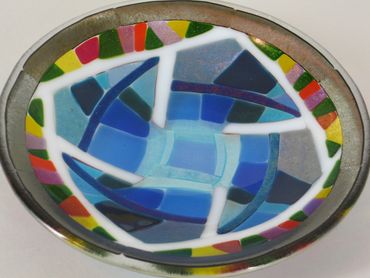 kiln-formed glass bowl