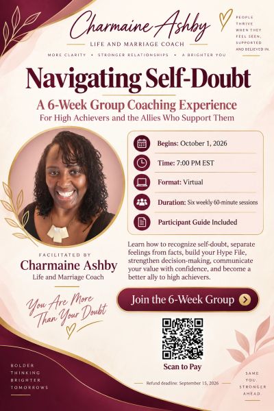 Flyer for Navigating Self-Doubt