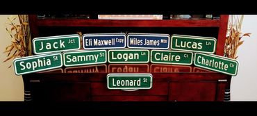 Custom Street Signs! $45 (Free Shipping)