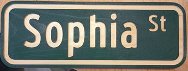 Custom Street Signs! $45 (Free Shipping)
See your name on your own custom street sign!  Measures 4"x