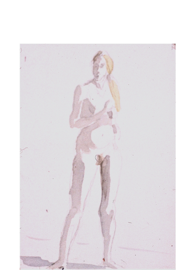STANDING FIGURE- Watercolor