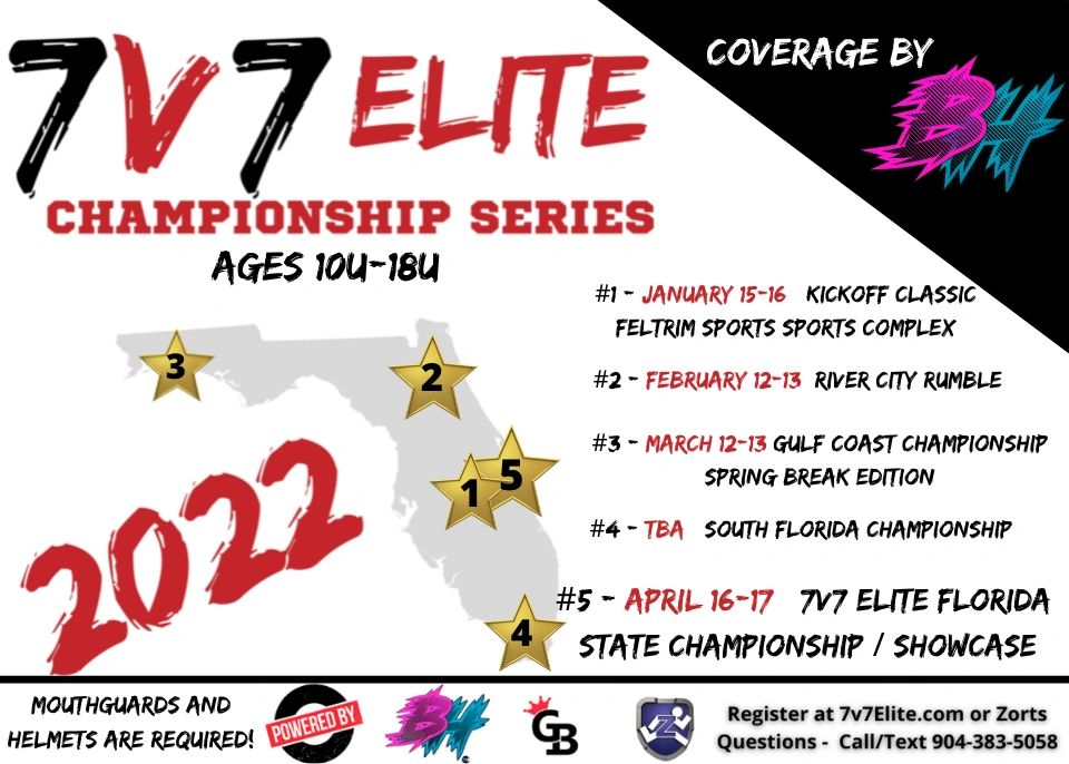 2022 Florida 7v7 Tournament Schedule Gulf Coast, Jacksonville, Orlando, Tampa, Miami 7v7Elite.com