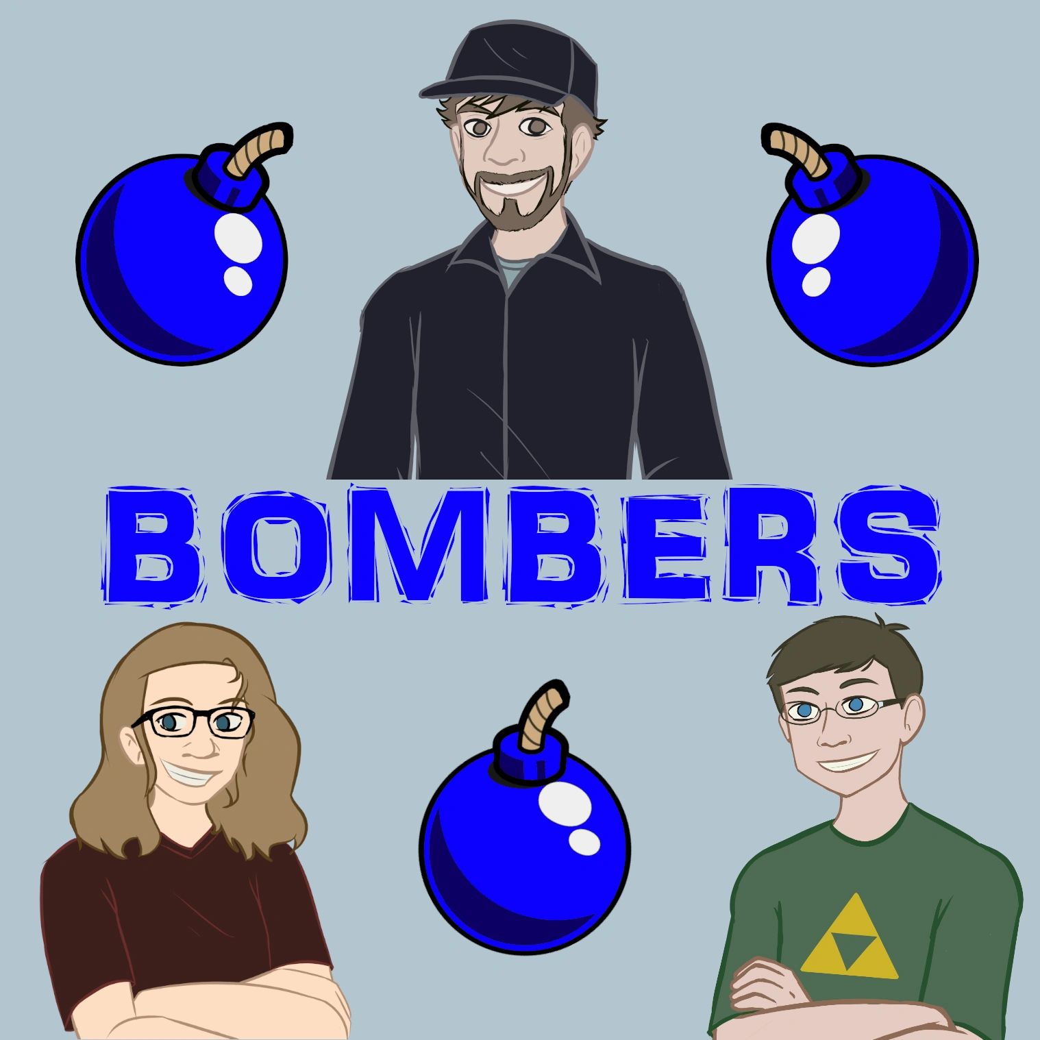 Bombers podcast and streaming logo.