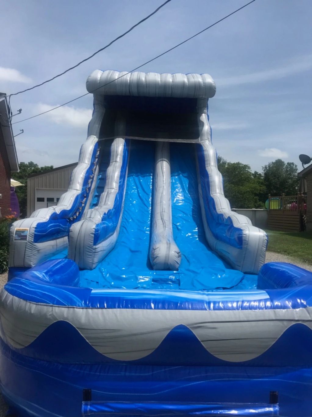 20 ft double lane blue wave 
$425.00