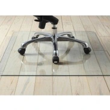 Glass Chair Mats vs Plastic Chair Mats for Carpet & Wood Floors