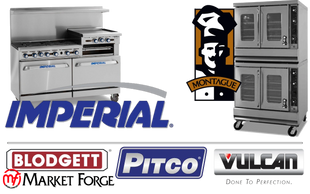 Ranges, Griddles, Imperial, Vulcan Blodgett, Alto-Shaam, Rational, Oven, Stove, Convection Oven