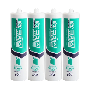 Four tubes of KCC SL907 sealant.