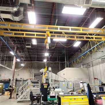 Gorbel Workstation crane.