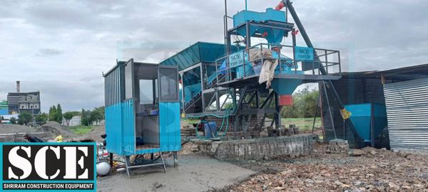 TBP SERIES CONCRETE BATCHING PLANT WITH TURBO PAN MIXER