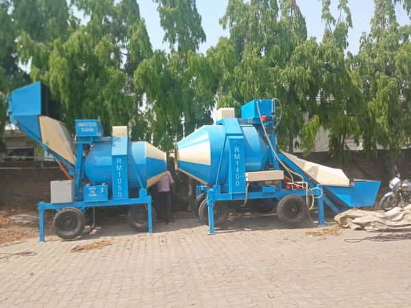 REVERSIBLE CONCRETE MIXER / MINI MOBILE BATCHING PLANT ALSO KNOWN AS REVERSIBLE CONCRETE DRUM MIXER