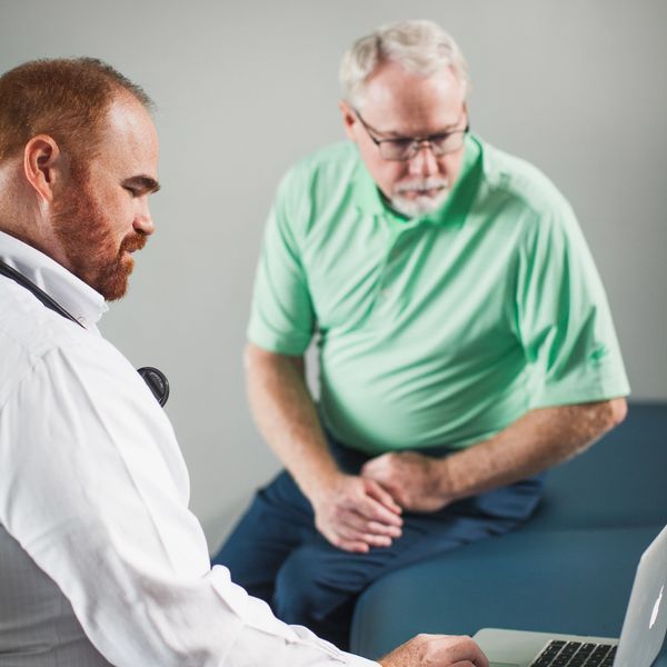 A man seeking NP advice on Men's Health issues. 