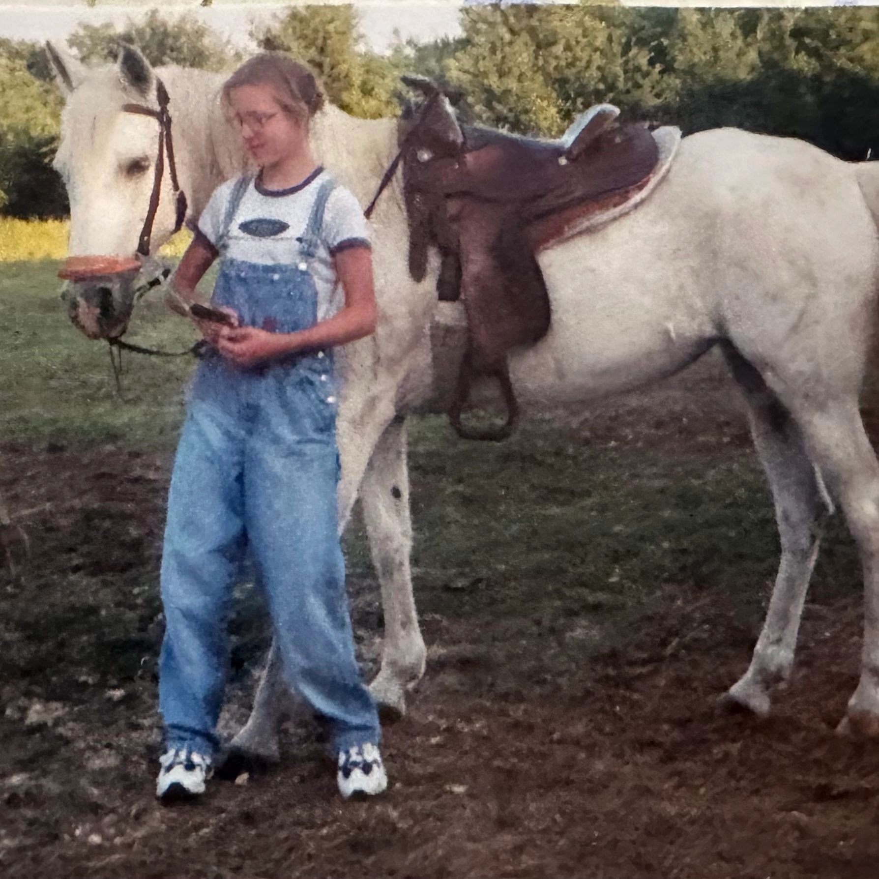 My childhood horse Roxie 