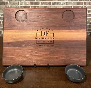 Realtor Open House board great for serving food or snacks to prospects. Custom size 22 x 16 x 1 $375