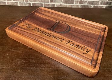 Prestige Solid Walnut Hand Crafted Approximately 18" x 12" x 1 1/2"