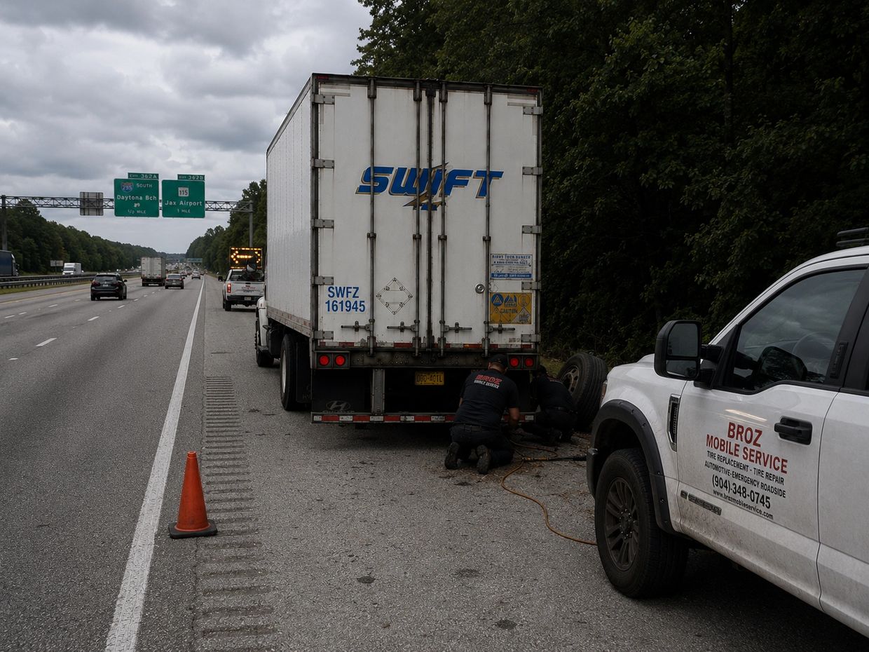 Mobile Truck Tire Repair & Replacement in Kingsland Georgia