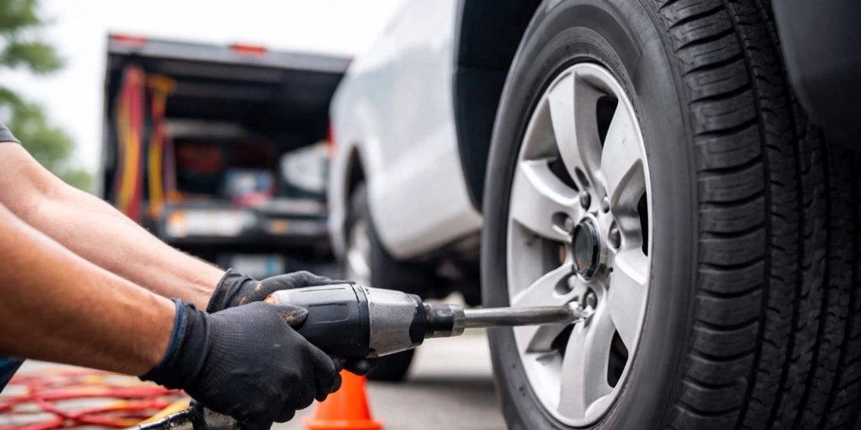 Transparent mobile tire service pricing with on-site tire installation in Jacksonville, FL.
