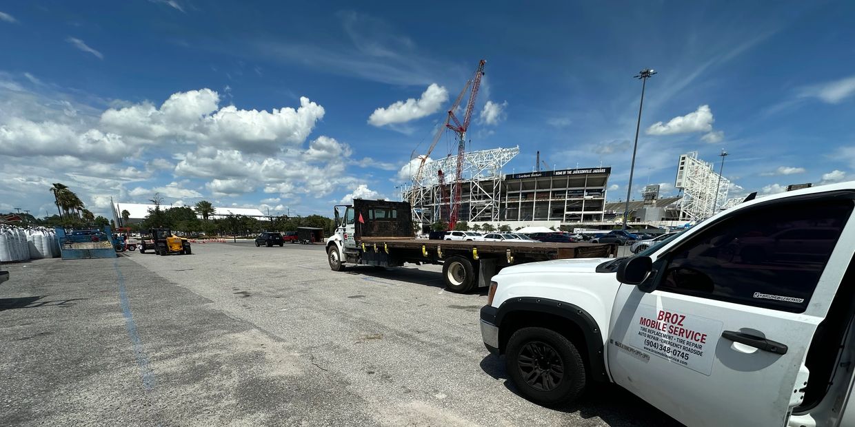 Mobile Commercial Tire Service by Broz Mobile Tire Service in Jacksonville Florida and nearby