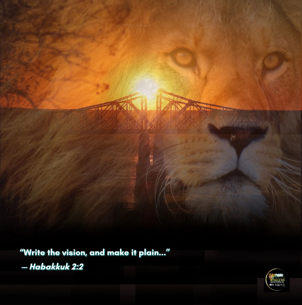“Write the vision, and make it plain….”
-Habakkuk 2:2 