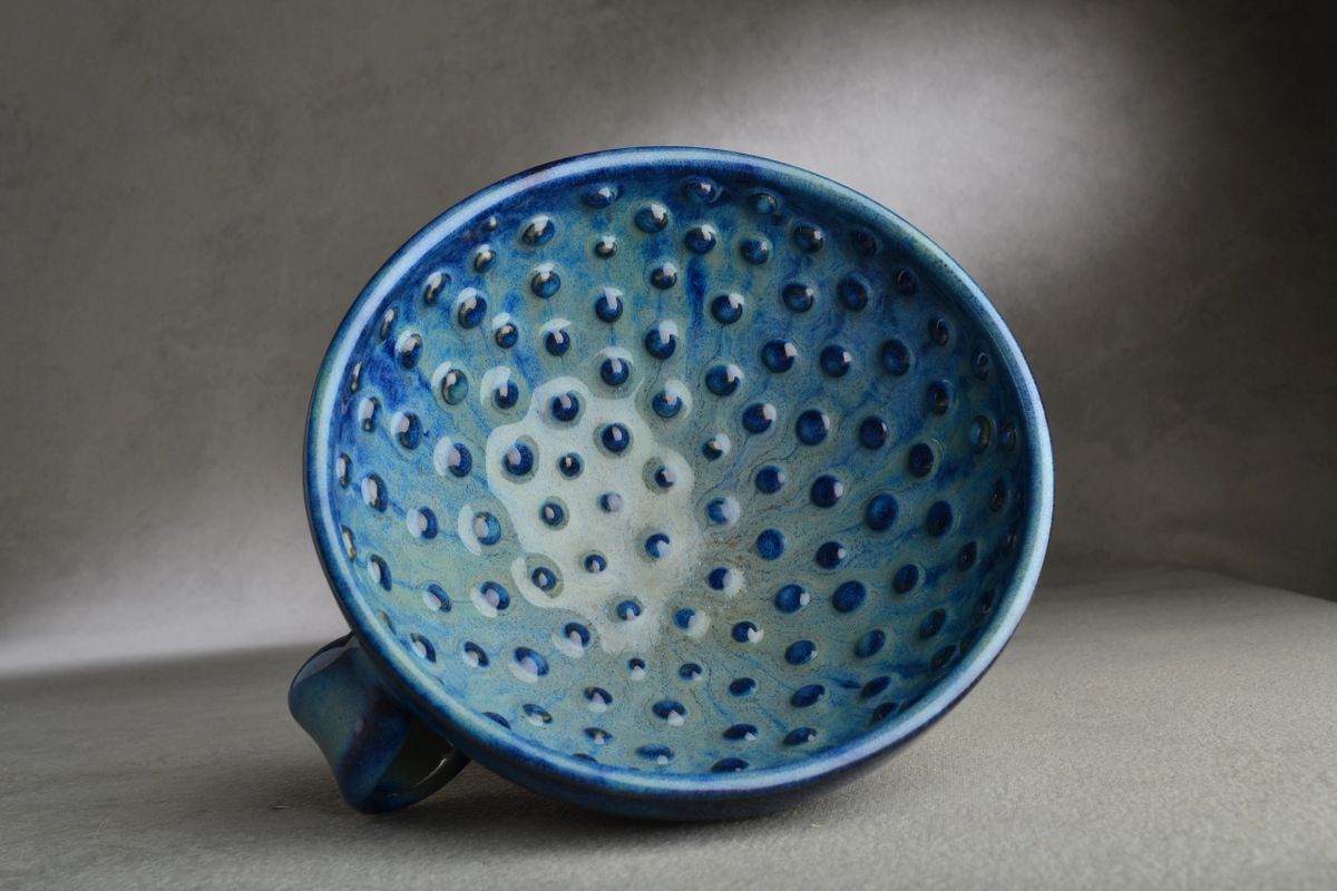 Shaving Bowl Ceramic Magic Night Dottie Shave Lather Bowl Ready To Ship by  Symmetrical Pottery