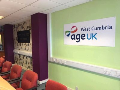 Age UK Charity new signage in their head office