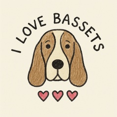 I Love Bassets