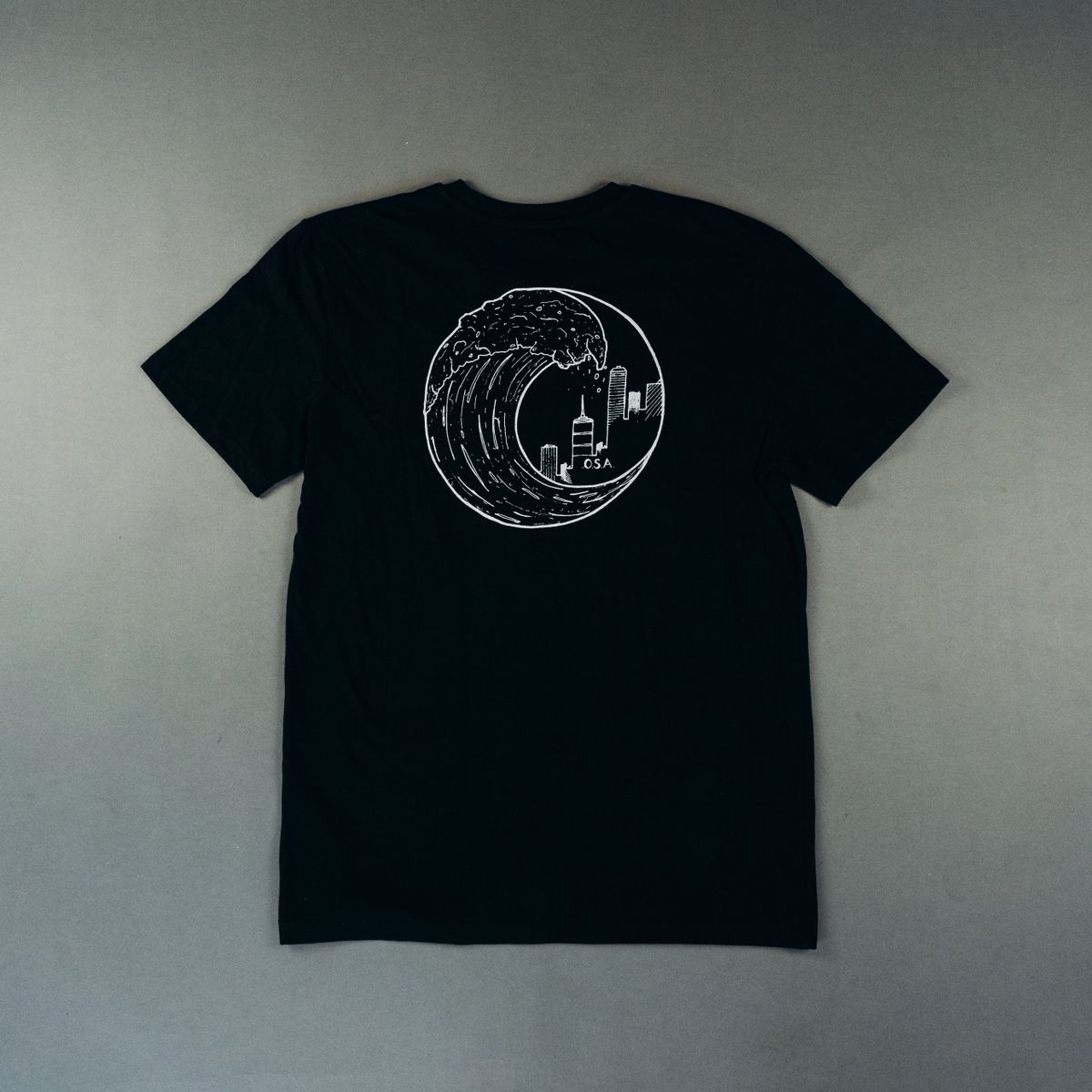 OG Wave Logo Black T-shirt