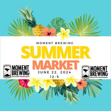 Join us June 22nd from 12-5 at Moment Brewing in Silverdale! 
Shop from 6 handmade vendors while enj