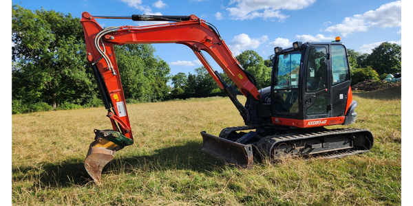 Kubota kx080 -4 8 ton digger / excavator for hire
