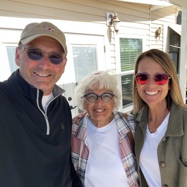 Founder of Golden Age Concierge with her husband and dear mother.