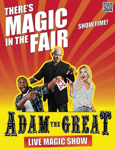 Magician Adam the Great offers a diverse range of entertainment options.