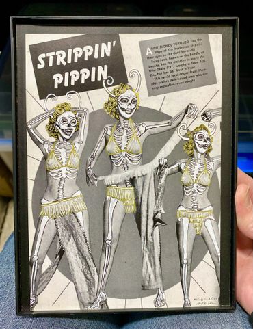 Day #1308 - 10.20.2024
art of the day
page from pinup magazine - 
altered art