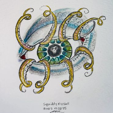 Day #1407 - 01.27.2025
art of the day
“squiddy eyeball”