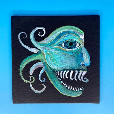 Day #1410 - 01.30.2025
art of the day
6 x 6 black canvas board