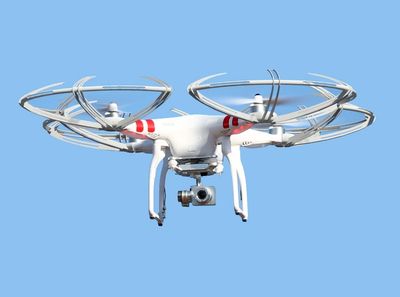 Photo of drone in flight