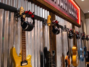 interactive guitar wall