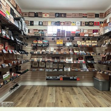 Walk-In Humidor with Premium Cigars
Cigar Accessories