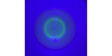 uranium glass plate