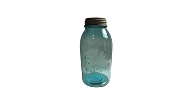 Vintage Ball Aqua Perfect Mason Jar