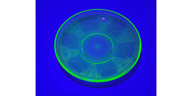 Uranium Glass Dish