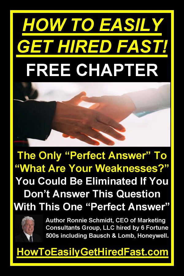 Guide on how to easily get hired fast with a perfect answer to job interview questions.