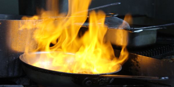 Photo Of Flaming Pan