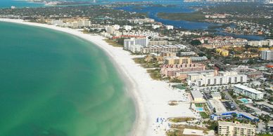 beach umbrellas, umbrellas, shade, beach, siesta key, sarasota, florida