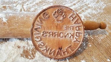 2022 limited Edition Thanksgiving cookie press. 
Personalized for each of our client orders. 

Any H