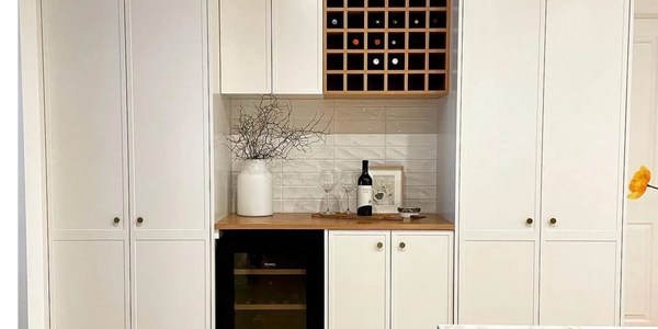 Shaker Style Pantry and Bar