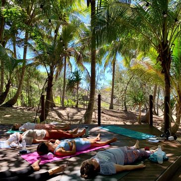 silent yoga retreat Port Douglas tropical North Queensland wellness holiday Thala beach