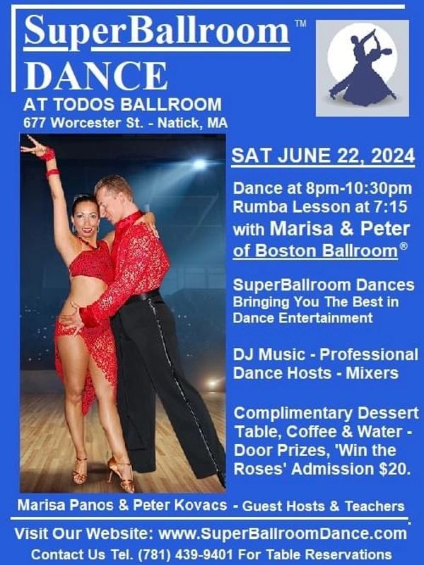 Boston Ballroom Dance Party SuperBallroom Dances Boston Dancing Dance Party