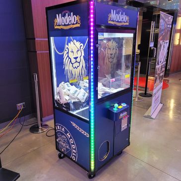 rent custom branded claw machine for your brand activation in Chicago.
