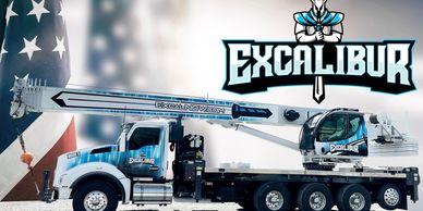 Excalibur Crane Division excels with a fleet of modern cranes, available 24/7 for all lifting needs.






