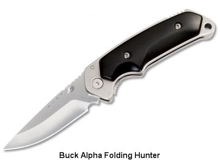 Buck Alpha Folding Hunter